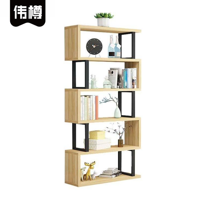 伟樽书架置物架五层120*30*190cm个高清大图