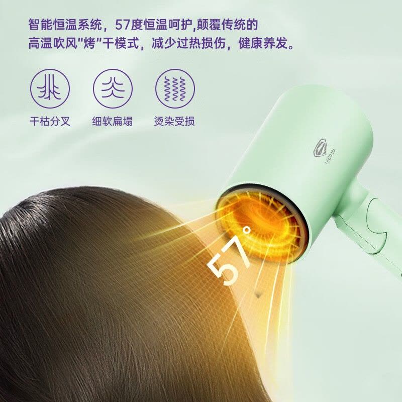 SID超人电吹风RD1658智能恒温波纹式发热丝快速干发电吹风图片