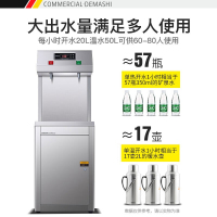 德玛仕直饮机商用 学校用开水器 商用烧水机 不锈钢直饮水机 一开一温SRZ-20/SRZ-2L 40cm加高背板