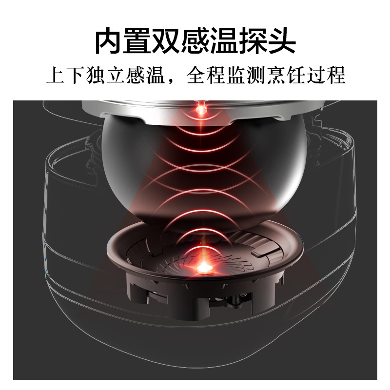苏泊尔鲜呼吸电压力锅 SY-50FH9070Q 智能电高压锅饭煲IH多功能家用5L