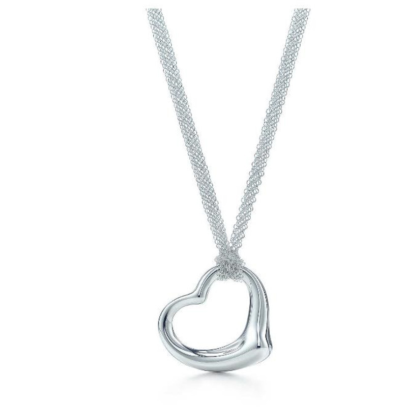 tiffanyco蒂芙尼海外直邮女士新款纯银心形项链情人节礼物24806057