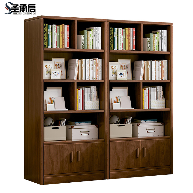 圣承启 木质书架 120cm 个