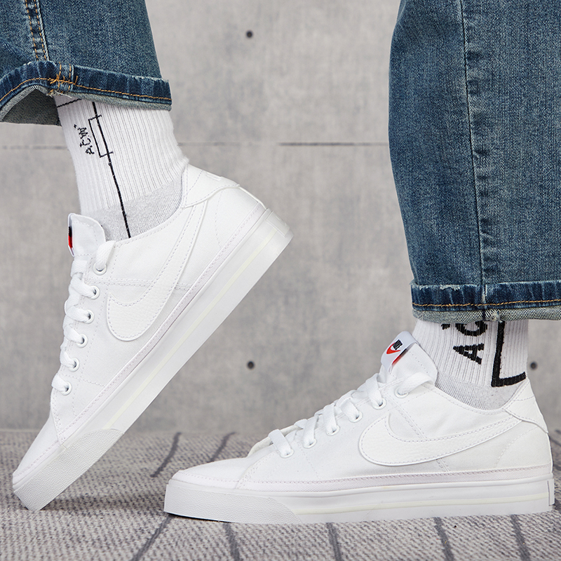 Nike/耐克 女鞋21新款WMNS COURT LEGACY舒适耐磨休闲板鞋 CZ0294-100高清大图
