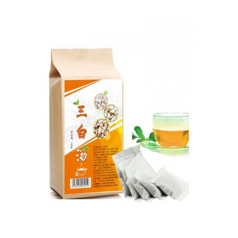 买3送1 三白汤 白茯苓 白芷 薏苡仁 甘草 袋泡茶 150g