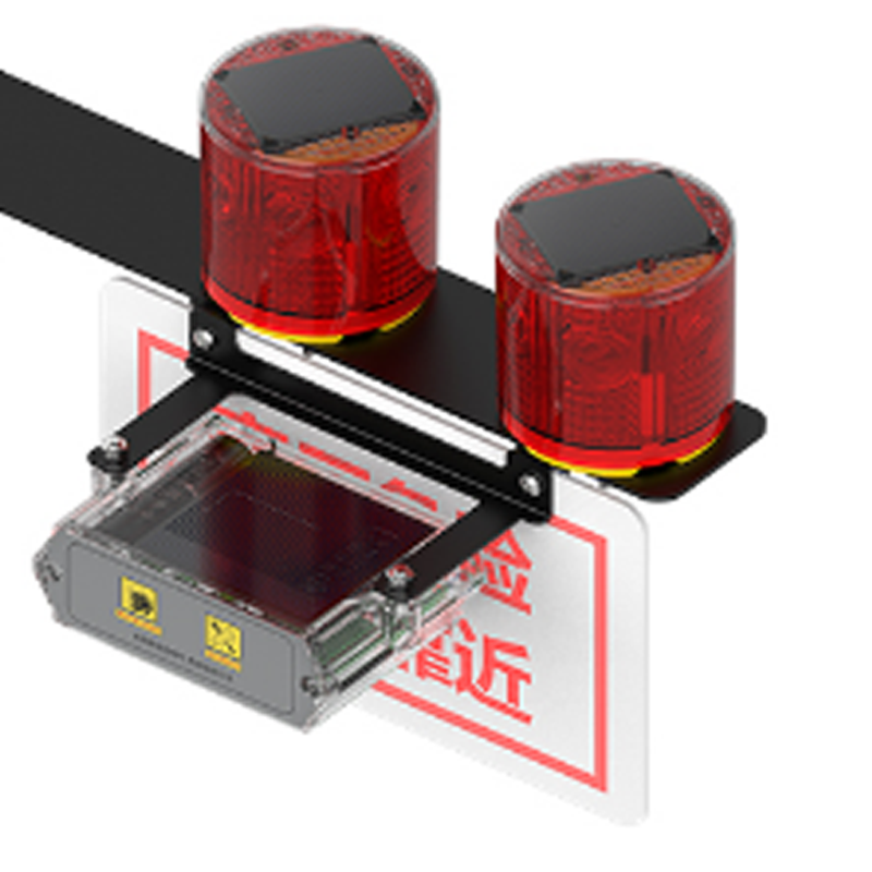 鸿灵睿芯RX-JSD16 DC5V 0.4W IP67 75次/min LED太阳能警示灯(计价单位:盏)红色高清大图
