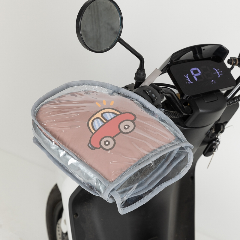 闪电客电动车手套冬季保暖加厚电瓶车摩托车挡风护手车把套加大