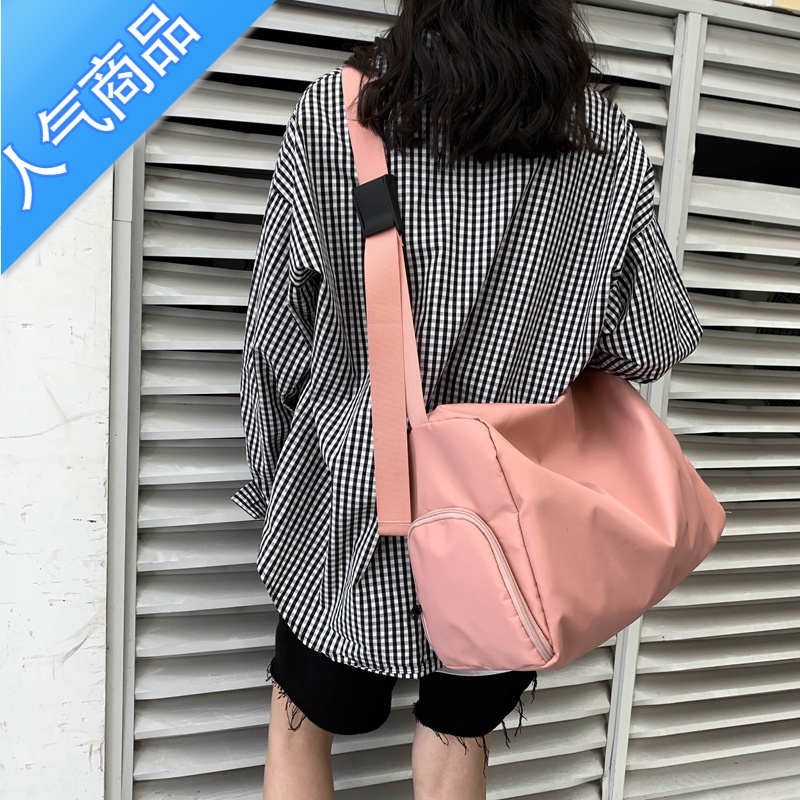 FENGHOU出差旅行包短途大容量女轻便百搭运动尼龙干湿分离健身包女感旅行包男女高清大图