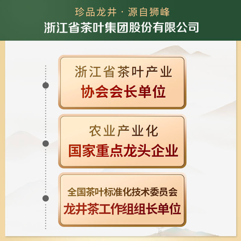2023年新茶预售狮峰牌西湖龙井茶叶明前精品匠心礼盒装250g春茶绿茶