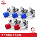 潜水艇角阀全铜三角阀冷热通用套装角阀三通马桶龙头软管止水阀F301F302套餐旗舰店正品 3蓝2红
