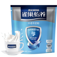 Nestle雀巢怡养中老年营养奶粉400克/袋装(16条*25克)高钙减少脂肪配方 成人牛奶粉