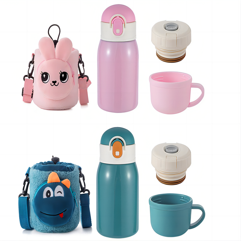 厨小姐儿童保温杯三件套400ML/CXJ-ALS-8002套