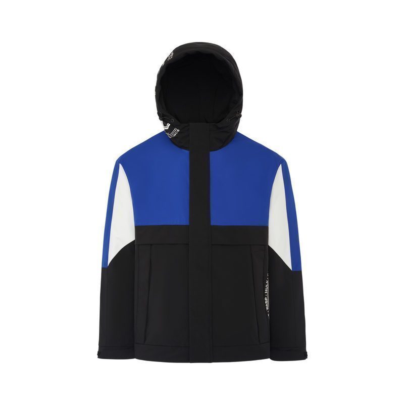 波司登漫威联名男士羽绒服时尚撞色休闲连帽外套防风面料奥莱