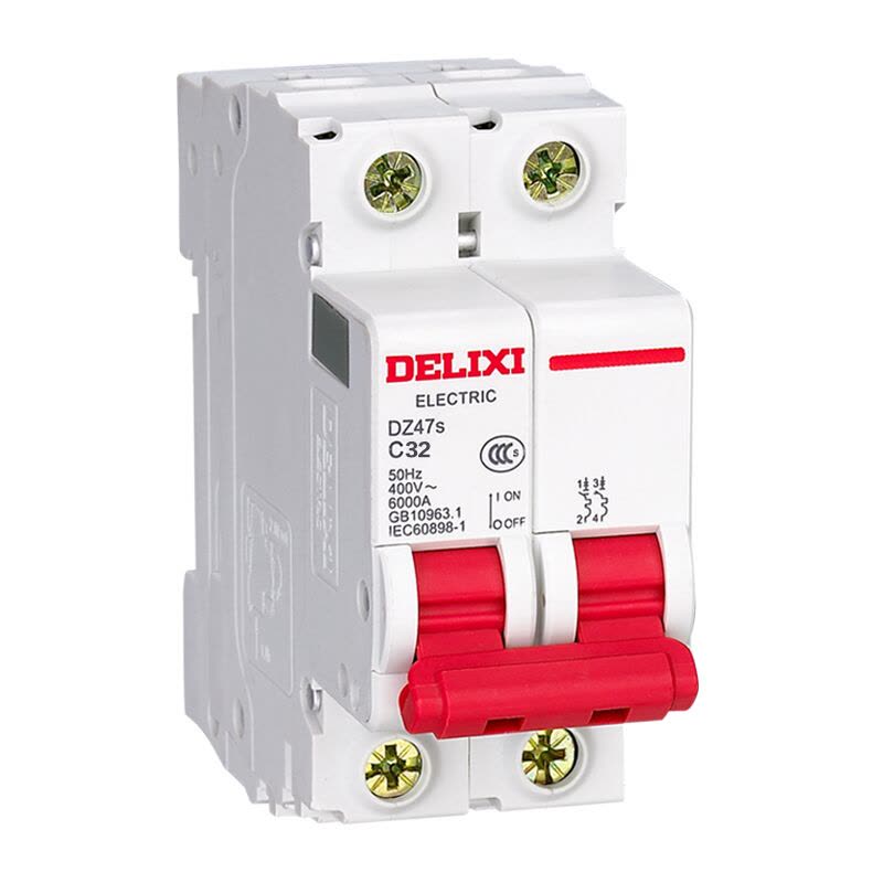德力西电气微型断路器 DZ47S空气开关 C型 2P 32A图片