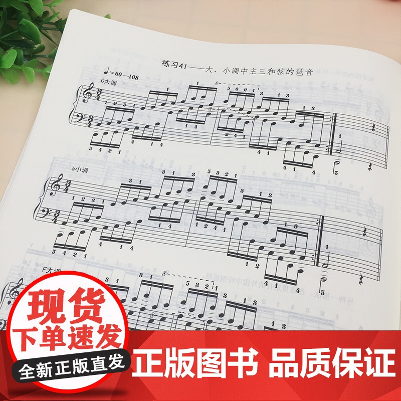 新华正版 哈农钢琴练指法 大音符大字版 钢琴书 钢琴谱大全流行歌曲钢琴曲初学自学入门零基础 正版图书籍 人民音乐出版社高清大图