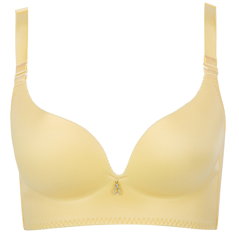 古今内衣34罩杯无钢圈文胸聚拢光面文胸薄款胸罩女0h7031