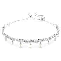 Swarovski璀璨水晶珍珠项链女款可调节亮眼个性choker饰品