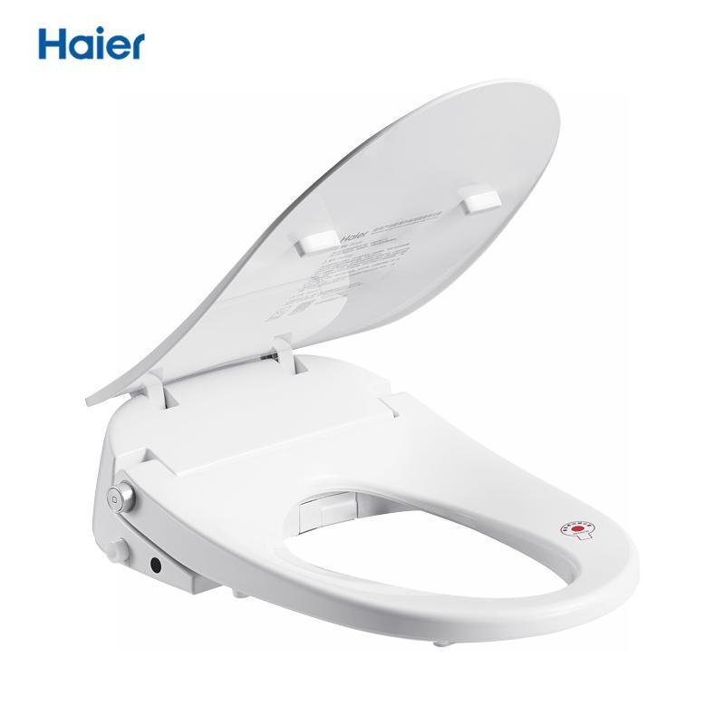 海尔(Haier) 全自动 即热式遥控暖风烘干女性清洗喷嘴自洁座圈抗菌智能马桶盖板坐便器洁身器V6-5229U1