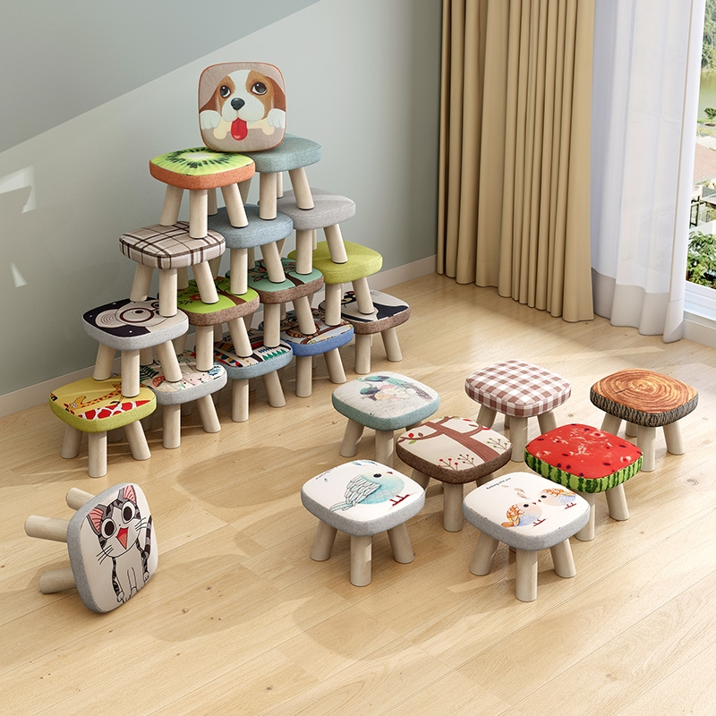 聚宸星小凳子家用儿童宝宝矮凳沙发换鞋凳创意网红椅子可爱卡通板凳