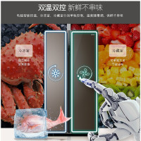 Haier海尔冰箱 对开门风冷无霜干湿分储双变频净味超薄家用540升大容量双温双控对开门双门电冰箱BCD-540WDGI