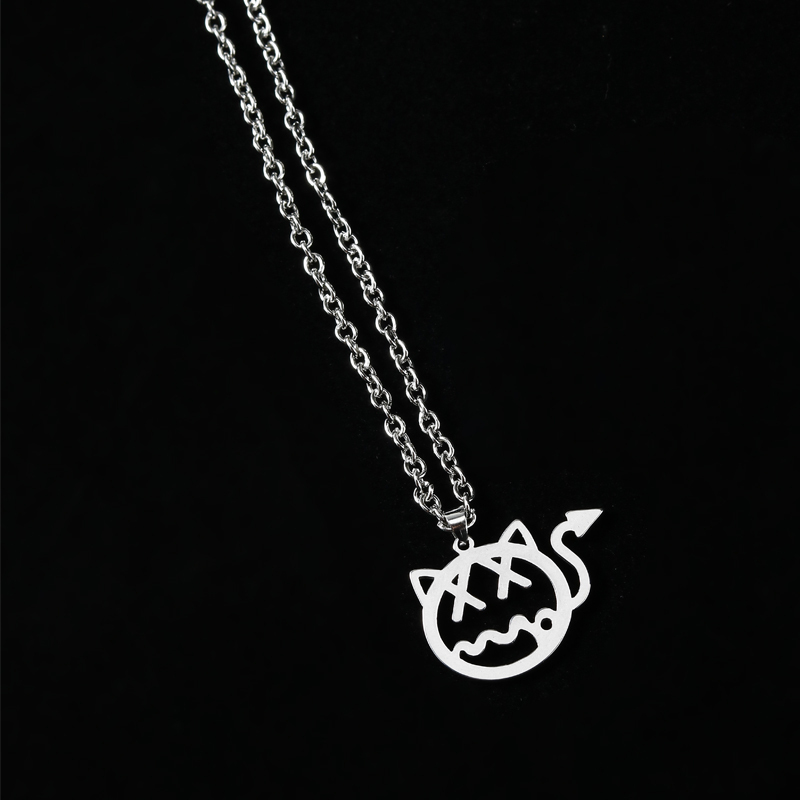 小鬼王琳凯同款小恶魔项链男士潮牌百搭ins冷淡风嘻哈吊坠女配饰小