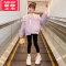 可莉允女童外套秋冬款2022新款洋气儿童棉服冬季加厚童装女孩大童装棉袄