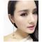 耳钉女款新款 韩版珍珠长款耳环复古耳坠耳夹时尚无耳洞耳饰Z10D1029送女朋友七夕情人节礼物