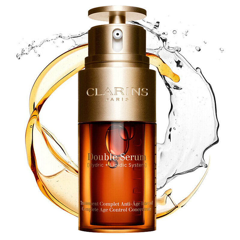 娇韵诗 CLARINS 双萃焕活修护精华露30ML保湿补水 易吸收不油腻 抗初老 抗皱 熬夜精华