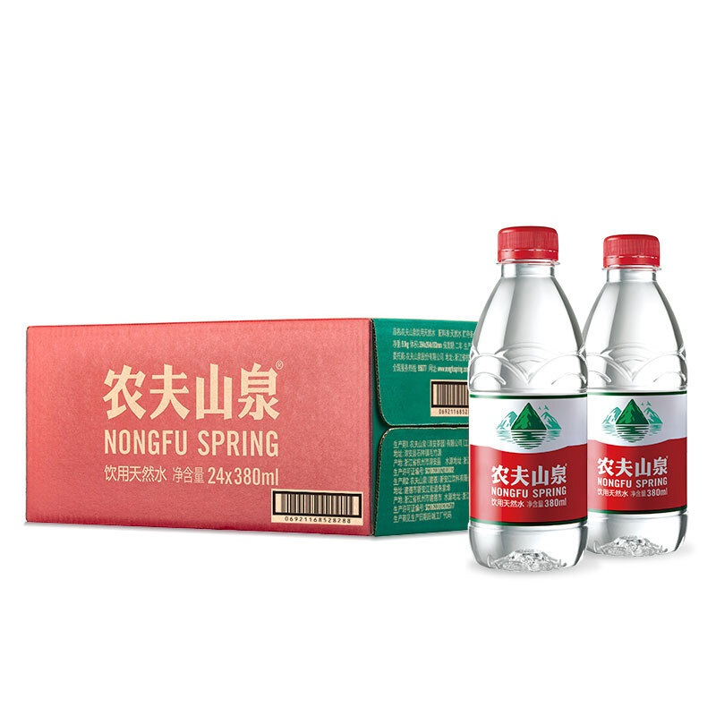 DONGHUBRAND 农夫山泉饮用天然水 380ml*24瓶 (箱)