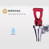 东贝开水机商用HL10S全自动奶茶店电热烧水器桶拉丝不锈钢步进式开水器