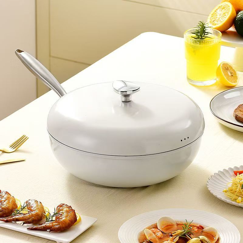 美厨(MAXCOOK)鹅卵石系列不粘锅厨房家用炒锅煎锅32cm高清大图