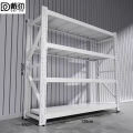 戴劲货架仓储货架置物架重型落地器材架120*50*200cm320kg白色/4层