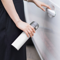 乐扣乐扣(lock&lock)缤纷弹跳盖保温杯LHC3222WHT 304不锈钢(390ml)白色