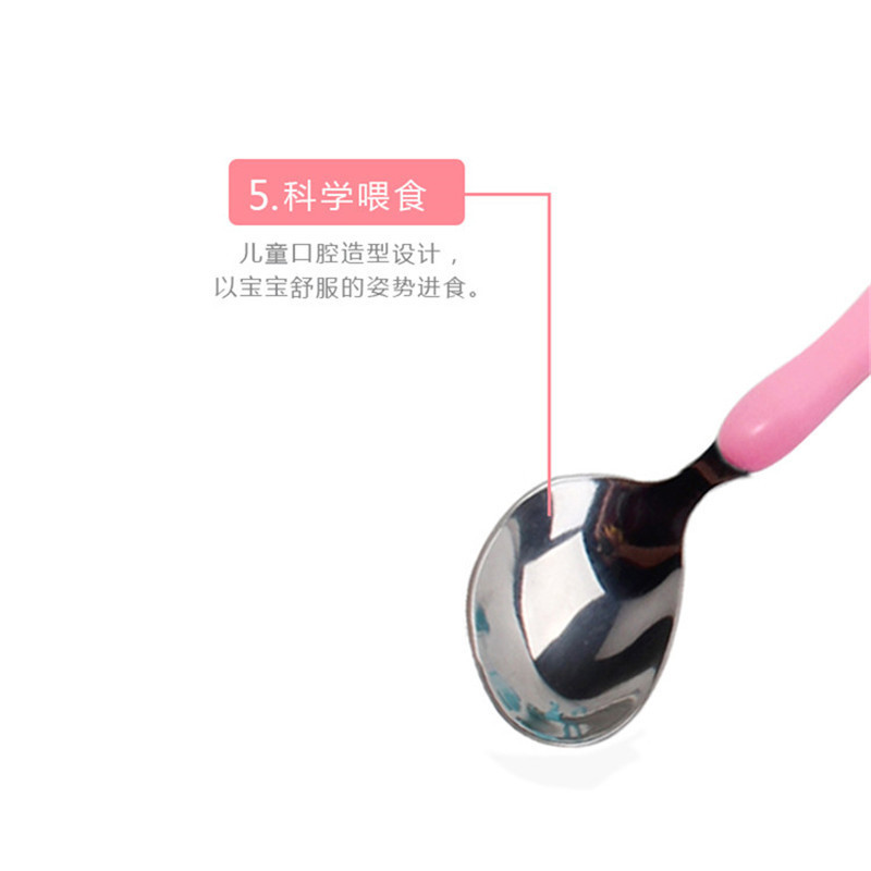 凯蒂猫(HELLO KITTY) 筷子勺餐具组HLKO-3298C不锈钢汤勺pp材质筷子可拆卸易清洗儿童男宝女宝便携餐具
