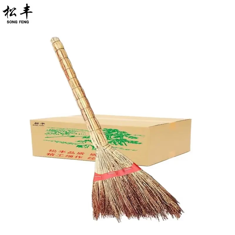 松丰加大加厚高粱苗笤帚室内外扫帚天然高粱苗扫把90cm*38cm把高清大图