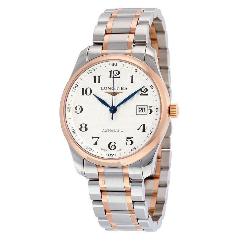 [官方正品]浪琴longines 瑞士名表 master系列 自动银色表盘男士手表l