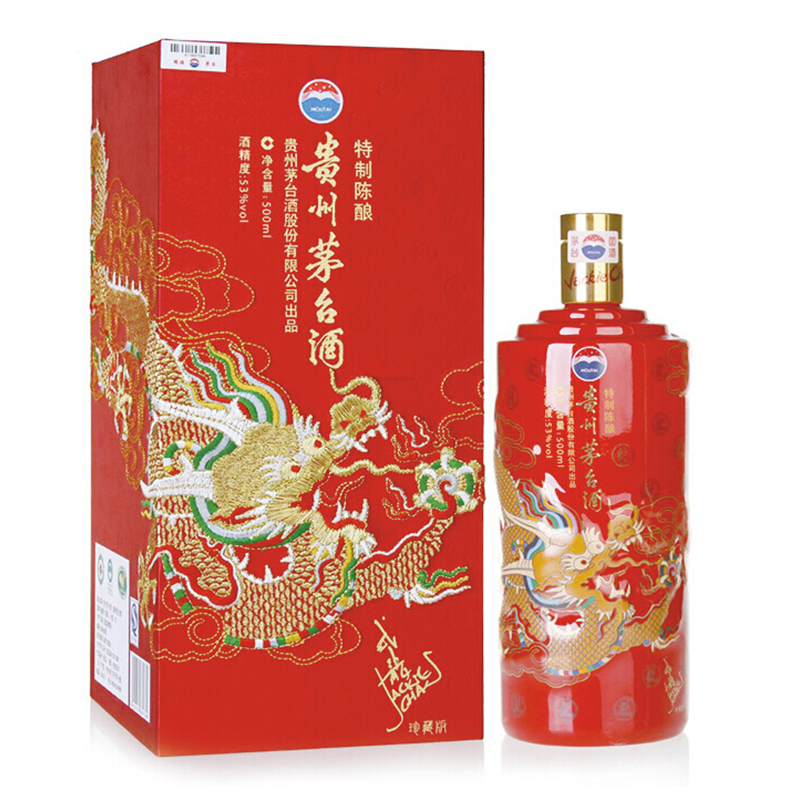 茅台53度成龙珍藏特制陈酿酒53度500ml精装礼盒