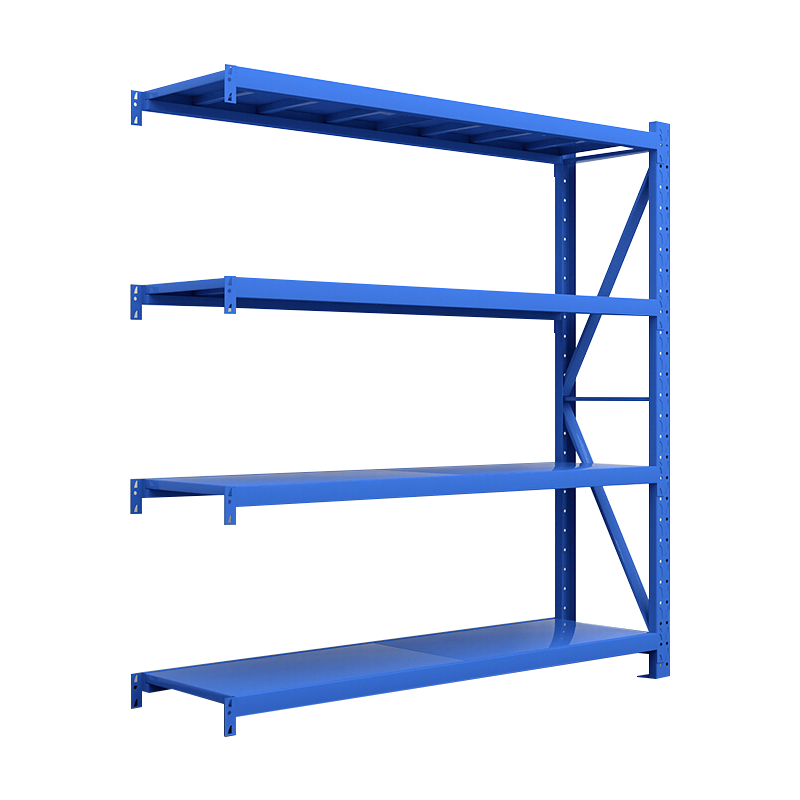正斌仓库仓储货架四层金属五金货架家用中型重型置物架展示架子承重200kg高清大图