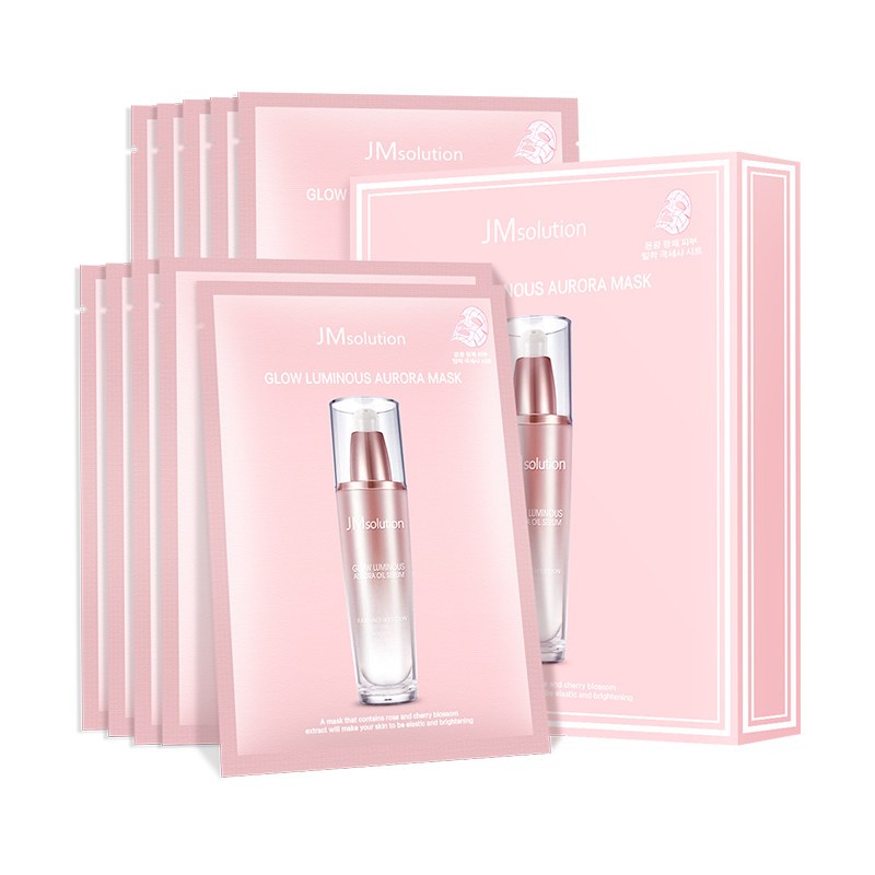 JMsolution 肌司研润光欧若拉樱花 保湿补水提拉紧致玻尿酸 10片/盒 韩国原装进口