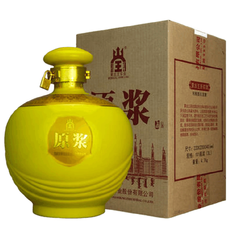 内蒙特产蒙古王60度清香型白酒坛装3000ml视频