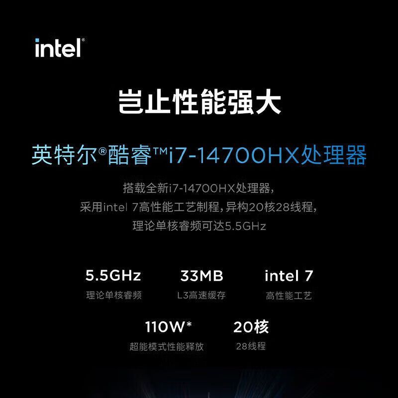 联想(Lenovo)拯救者Y7000P 2025新款 16英寸游戏本笔记本电脑(i7-14700HX 16G 1TB RTX5060 2.5k 240Hz)钛晶黑高清大图