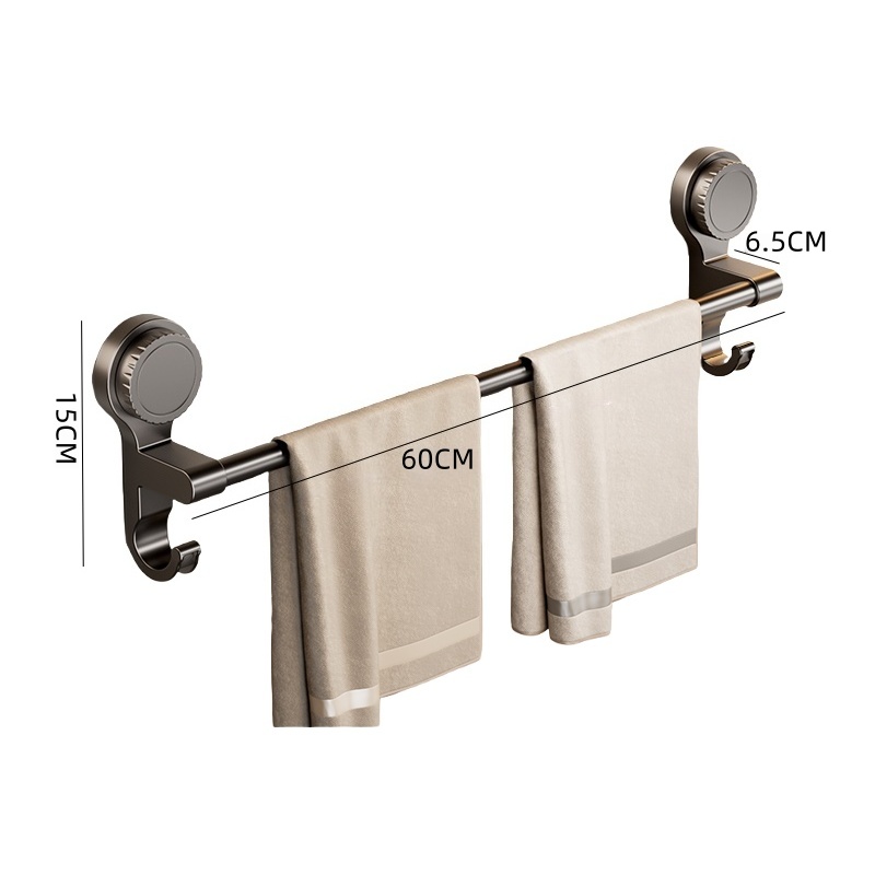 攸形 单杆毛巾架60cm个高清大图