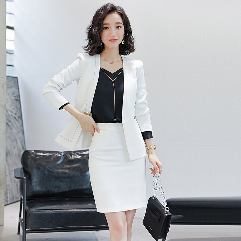 小西装外套女2019新款韩版正装chic时尚气质港风长袖秋季女装上衣显瘦