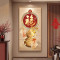 维诺亚锦鲤聚福玄关装饰画入户走廊尽头寓意好挂画喜庆福字过道墙上壁画