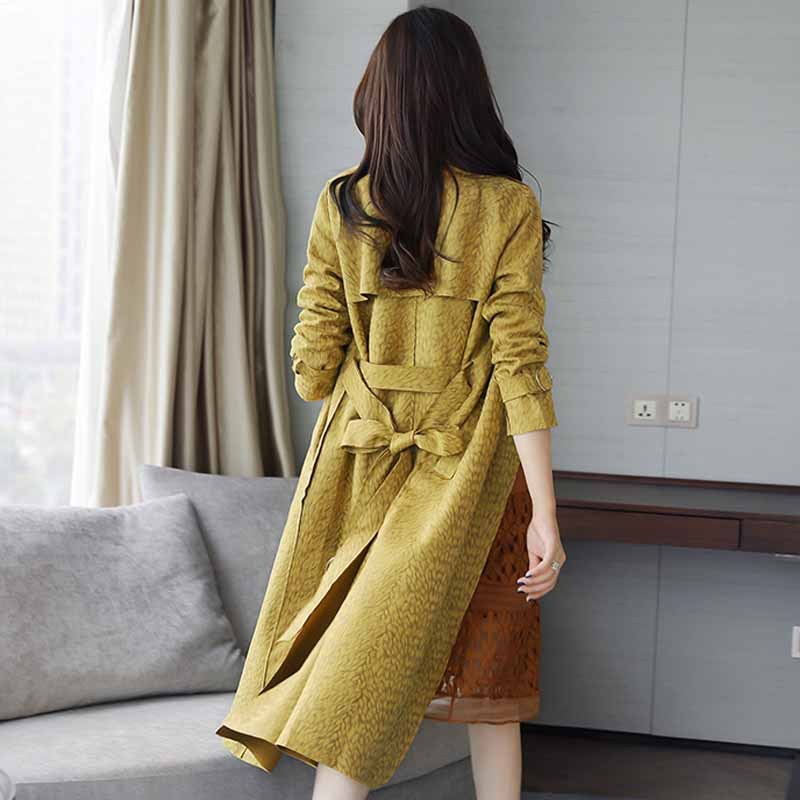 2017新款女装秋装时尚2018年冬装春装中款女款春款外套风衣