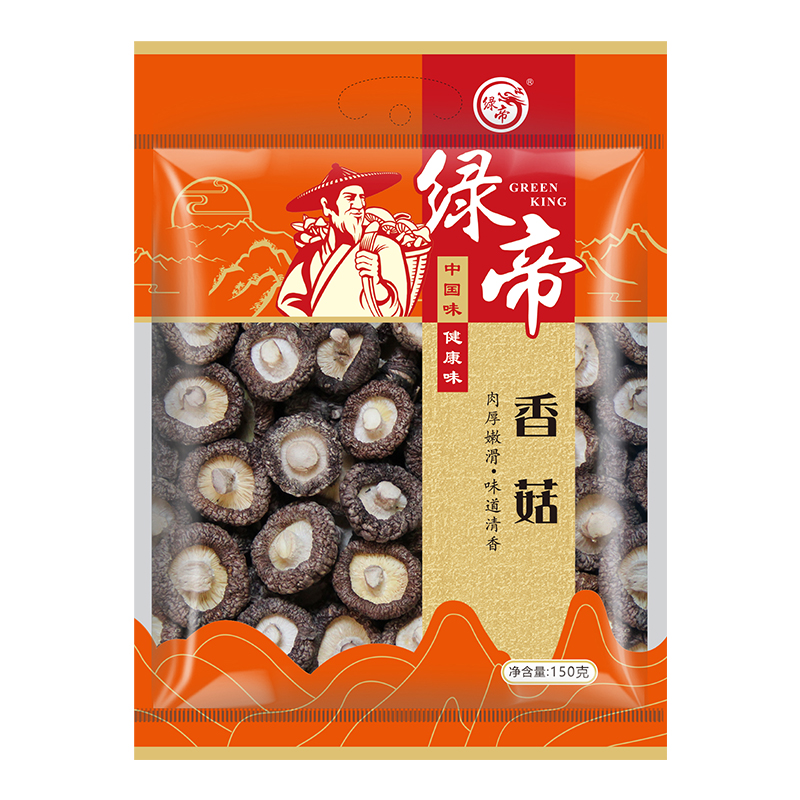 绿帝 福建香菇 山珍干货食用菌 无熏硫 剪脚香菇