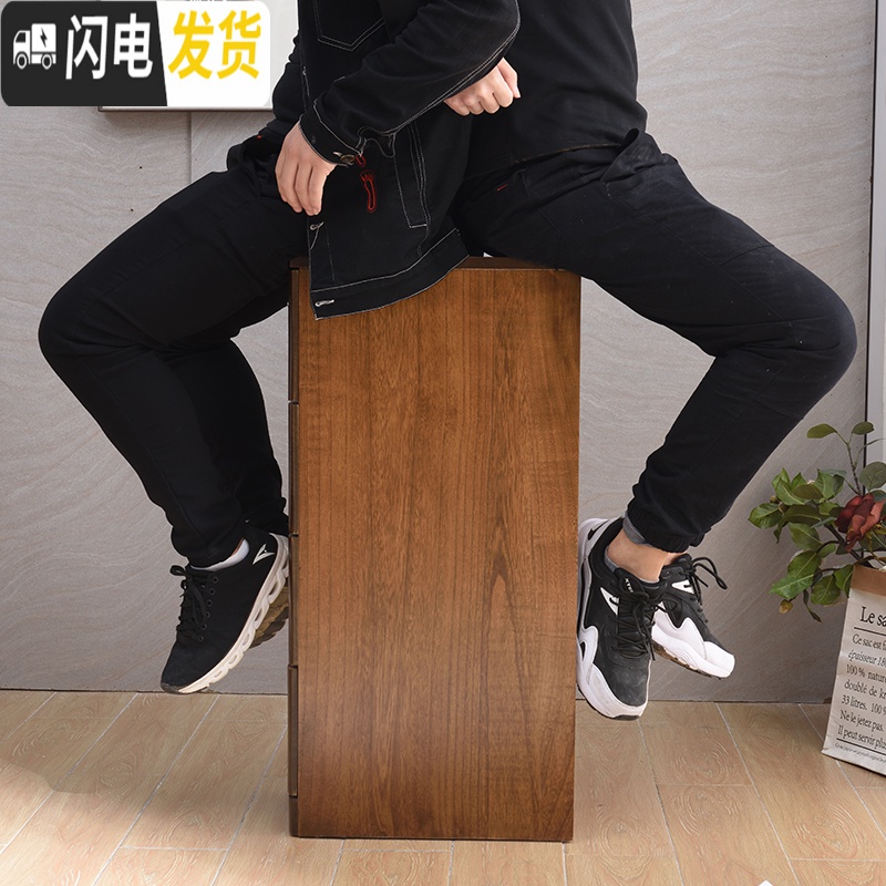 三维工匠25/30cm夹缝抽屉式收纳柜实木窄柜厨房整理储物柜卧室缝隙柜带锁高清大图