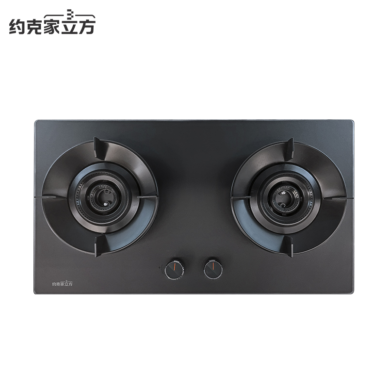 约克家立方燃气灶煤气灶双灶ZJ22嵌入式灶具台嵌两用钢化玻璃5kw灶台式灶台炉具双眼灶(天然气)高清大图