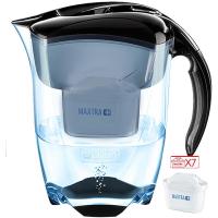 碧然德(Brita)黑色 尊享3.5L+P6滤芯 滤水壶 (单位:组)