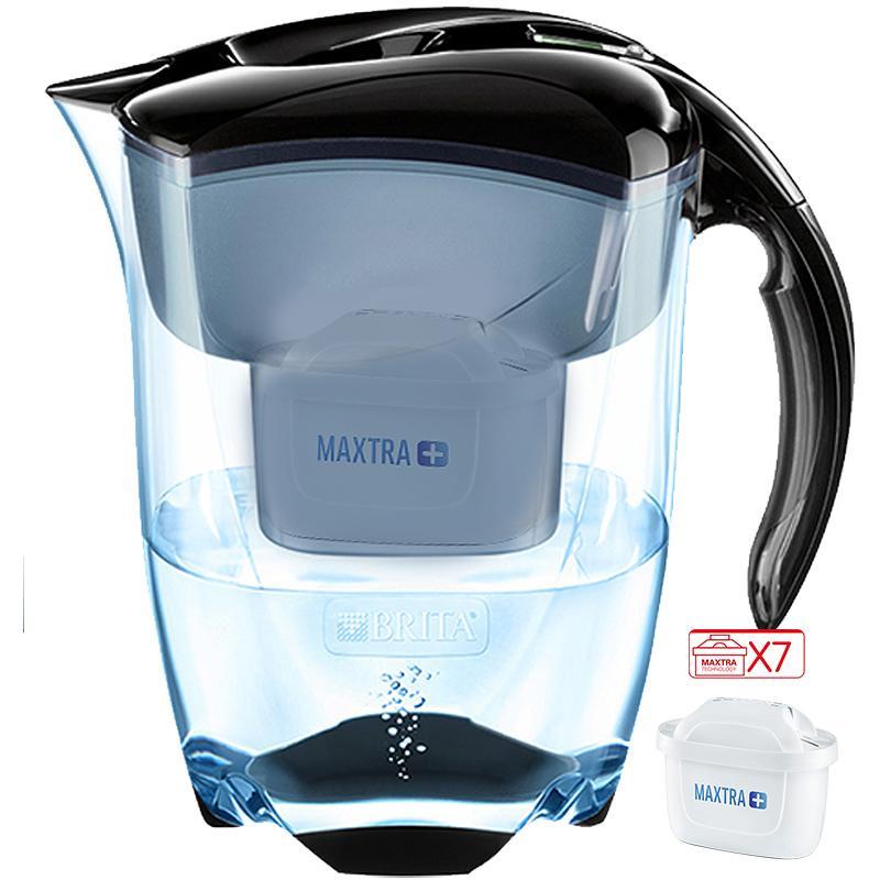 碧然德(Brita)黑色 尊享3.5L+P6滤芯 滤水壶 (单位:组)