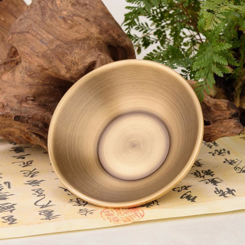家柏饰(CORATED)铜碗铜 家用佛前供水杯茶杯小供佛碗八仙碗摆件佛堂用品图片